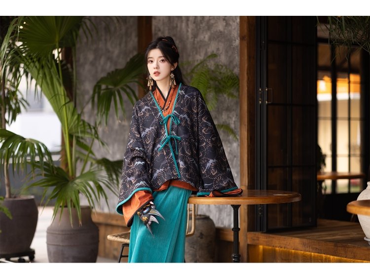 Ancient China Costume Jin style Hanfu Set