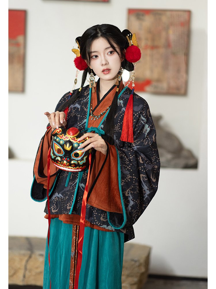 Ancient China Costume Jin style Hanfu Set