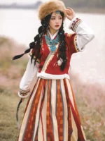 Ancient Chinese Clothing Hanfu Embroidery Cloak - Image 3
