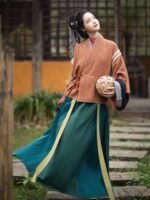 Ancient Chinese Costume Wei Jin style Hanfu Women - Image 4