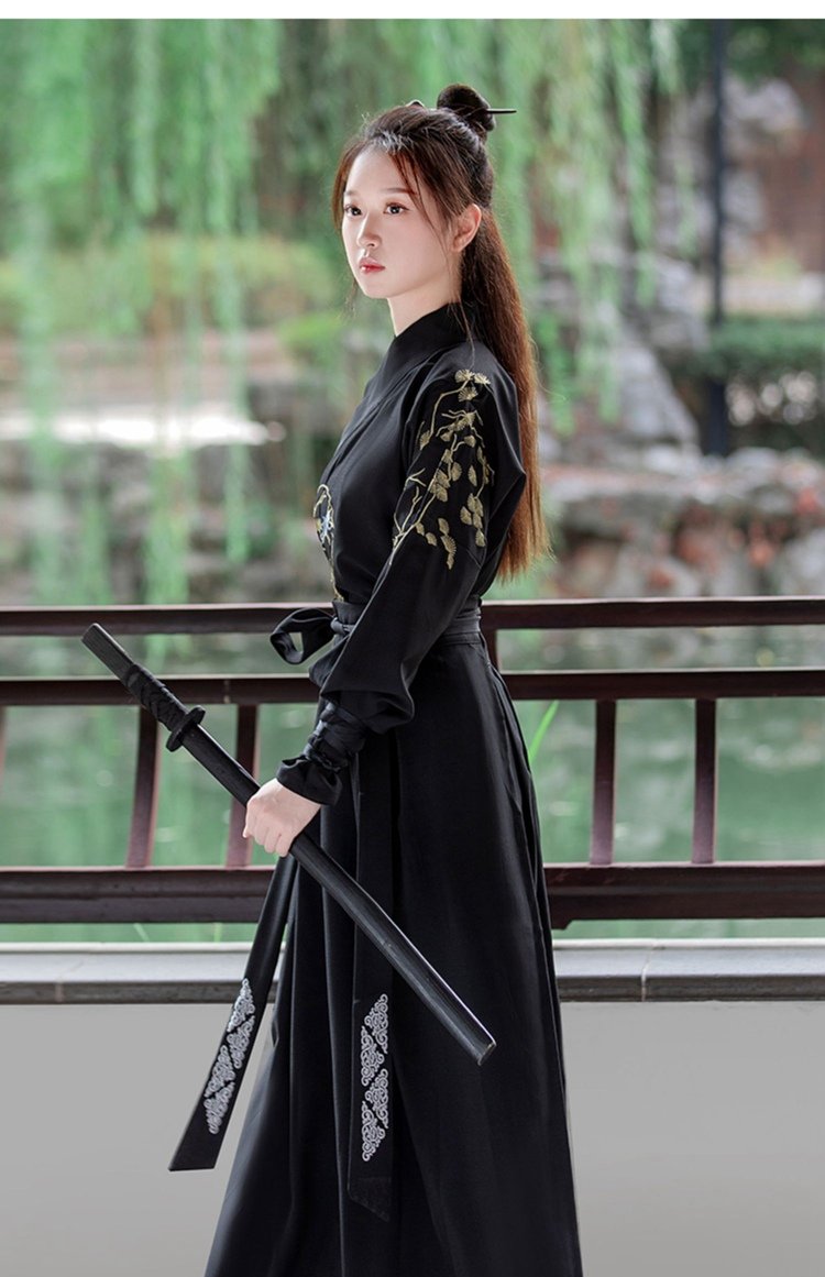 Ancient Chinese Men's Clothing Embroidery Xiake Hanfu
