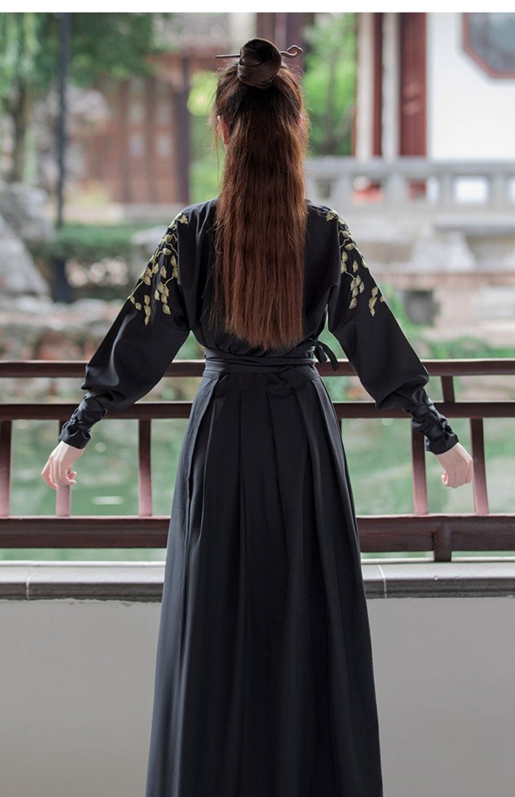 Ancient Chinese Men's Clothing Embroidery Xiake Hanfu