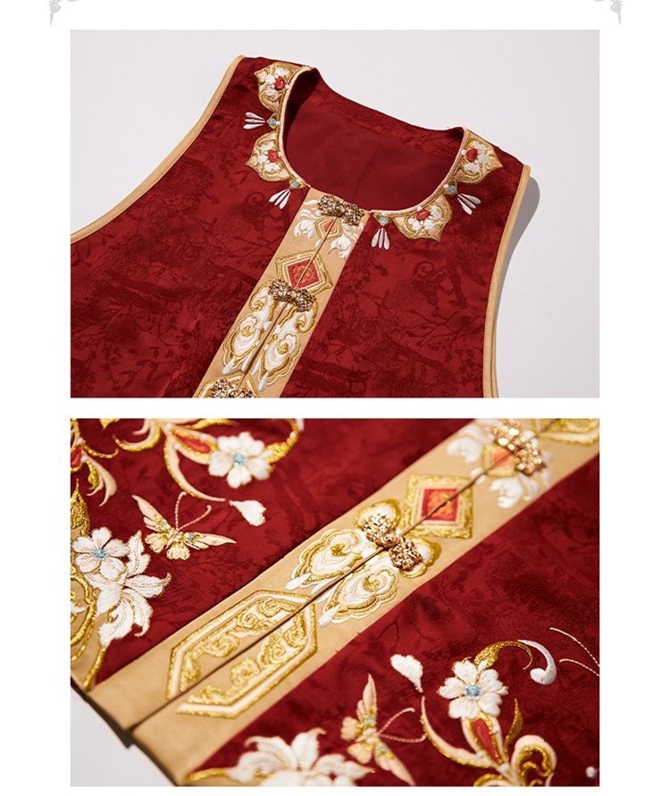 Ancient Chinese Wedding Dress Embroidered Hanfu