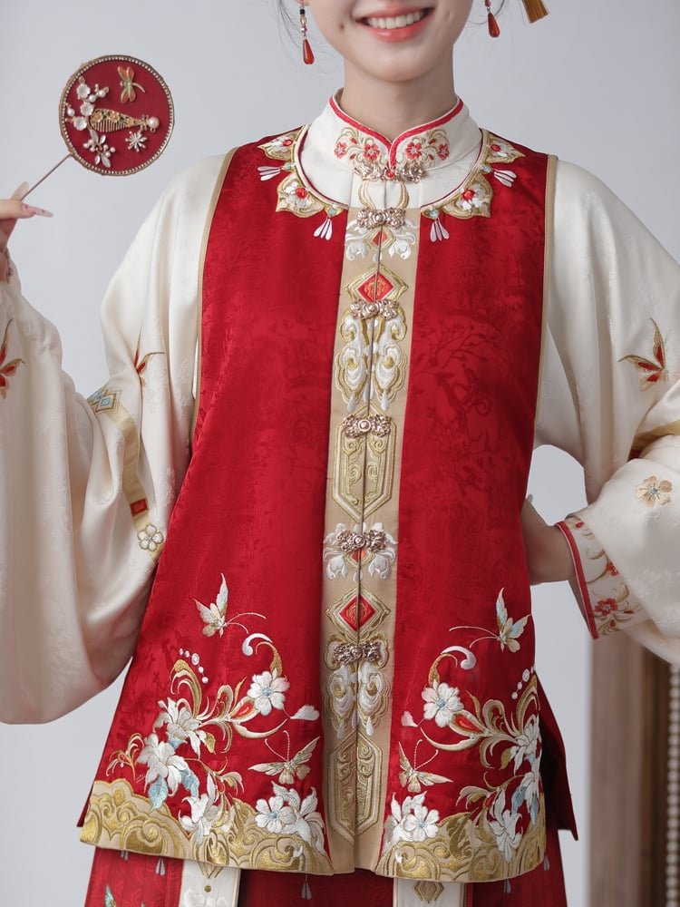 Ancient Chinese Wedding Dress Embroidered Hanfu