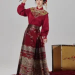 Ancient Chinese Wedding Dress Hanfu Engagement Toast Outfit