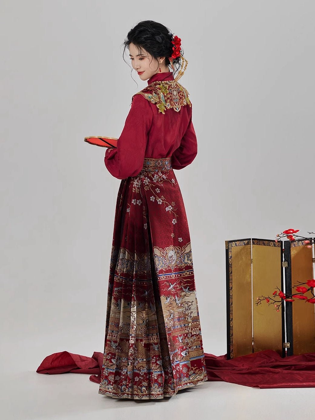 Ancient Chinese Wedding Dress Hanfu Engagement Toast Outfit