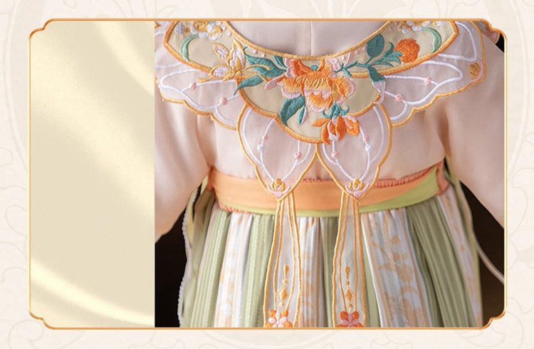 Ancient Embroidery Chinese Dress For Girls