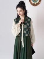 Asian Style Dress Chinese Tang Style Modern Hanfu - Image 2
