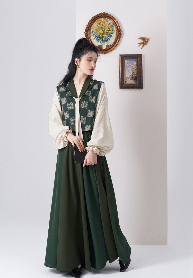 Asian Style Dress Chinese Tang Style Modern Hanfu