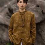 Bamboo Leaf Tang Jacket Chinese Style Coat