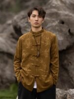 Bamboo Leaf Tang Jacket Chinese Style Coat