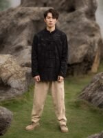 Bamboo Leaf Tang Jacket Chinese Style Coat - Image 5