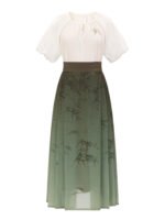 Beautiful Hanfu Dress Women’s Cotton Shirt And Skirt - Image 4