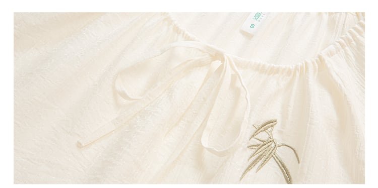 Beautiful Hanfu Dress Women's Cotton Shirt And Skirt