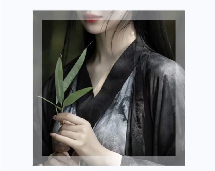 Black Hanfu Dess Chinese Traditional Costume