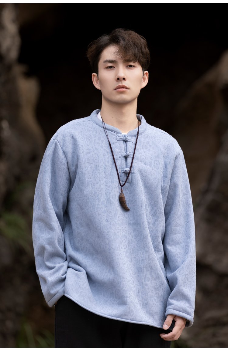 Black-Linen-Shirt-Men-Chinese-Tang-Style-Tshirt