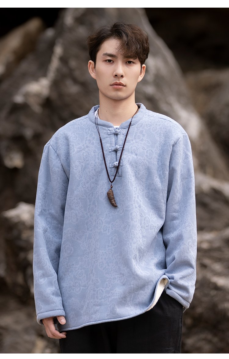 Black-Linen-Shirt-Men-Chinese-Tang-Style-Tshirt