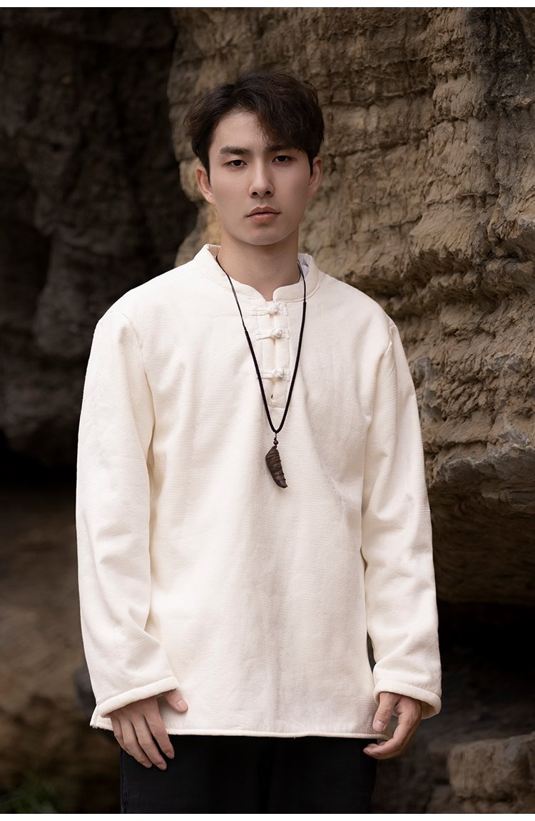 Black-Linen-Shirt-Men-Chinese-Tang-Style-Tshirt