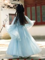 Blue Hanfu Girl Ancient Hanfu Costume - Image 5