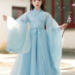 Blue Hanfu Girl Ancient Hanfu Costume