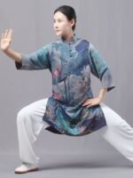 Breathable Fragrant Cloud Satin Tai Chi Clothing Women