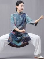 Breathable Fragrant Cloud Satin Tai Chi Clothing Women - Image 2