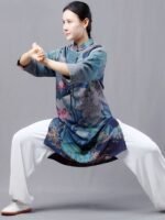 Breathable Fragrant Cloud Satin Tai Chi Clothing Women - Image 5