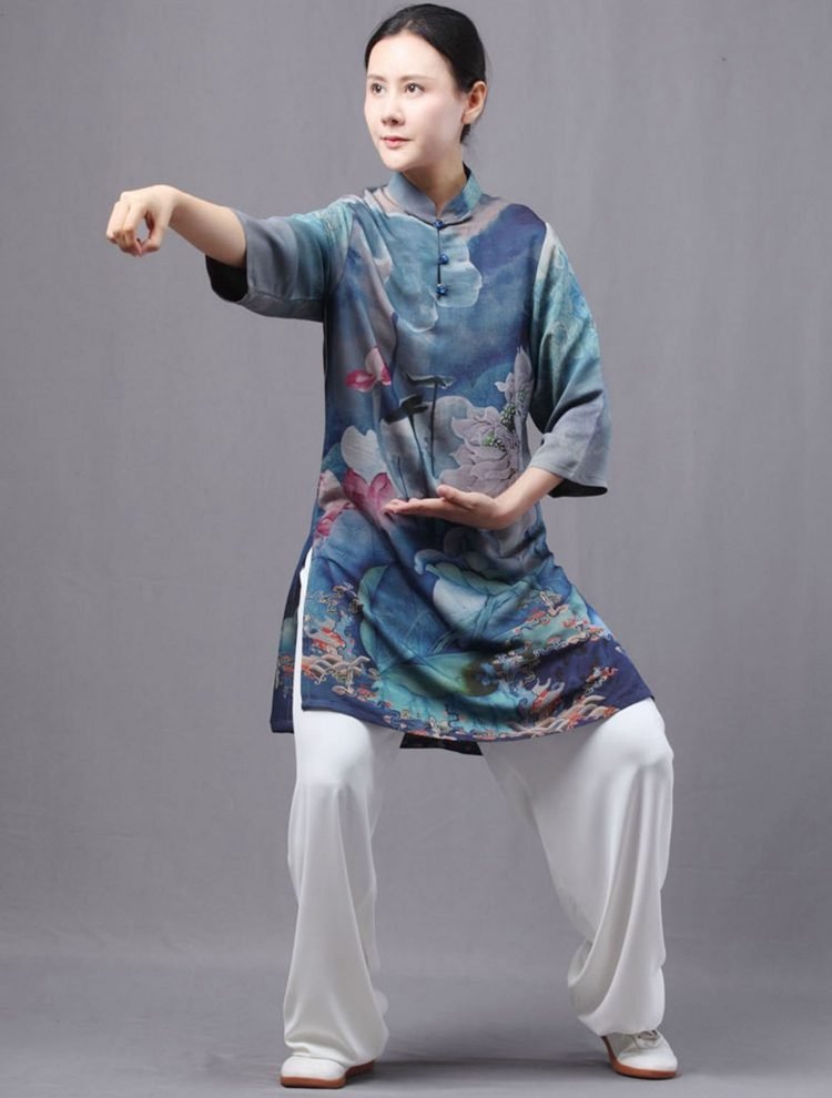 Breathable Fragrant Cloud Satin Tai Chi Clothing Women