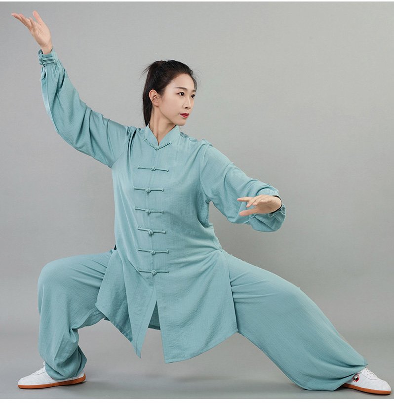 Breathable Tai Chi Clothes Cotton Kung Fu Uniform
