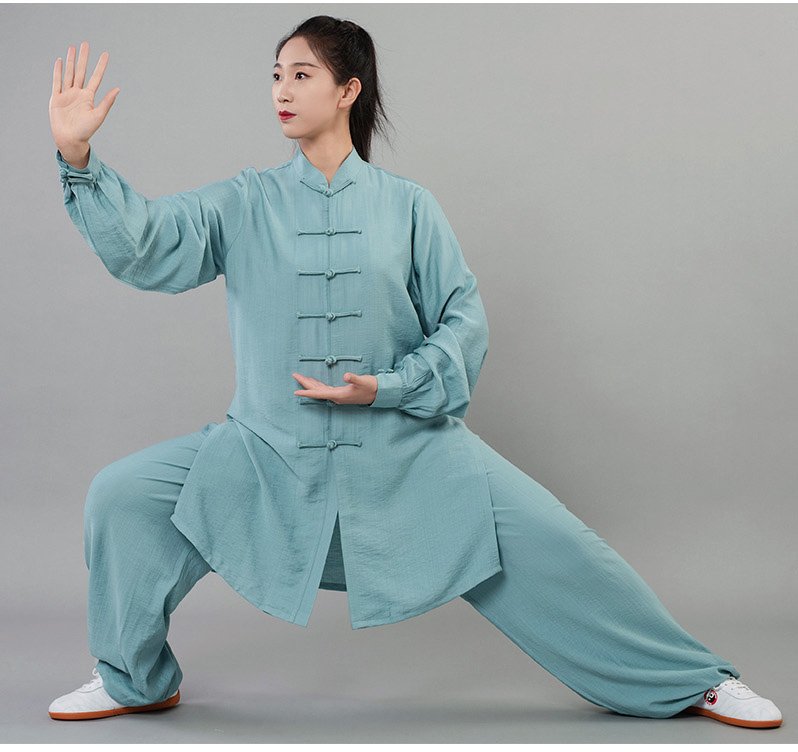 Breathable Tai Chi Clothes Cotton Kung Fu Uniform