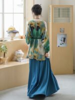 Casual Hanfu Dress Female Modern Top and Skirt - Image 4