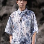 Casual Men Shirt Chinese Style Tops