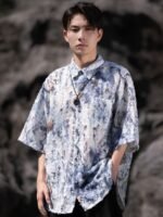 Casual Men Shirt Chinese Style Tops - Image 4