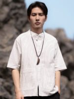 Casual Shirts For Men Chinese Tang Shirt - Image 2