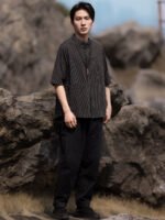 Casual Shirts For Men Chinese Tang Shirt - Image 5