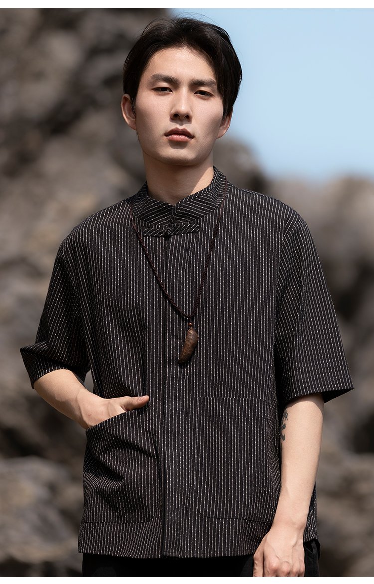 Casual Shirts For Men Chinese Tang Shirt