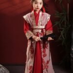 Chinese Ancient Clothing Fairy Red Hanfu Girl