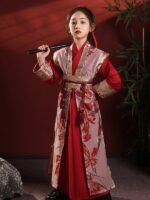 Chinese Ancient Clothing Fairy Red Hanfu Girl - Image 4