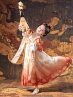 Chinese Ancient Clothing Girl Kids Hanfu Dress - Image 3