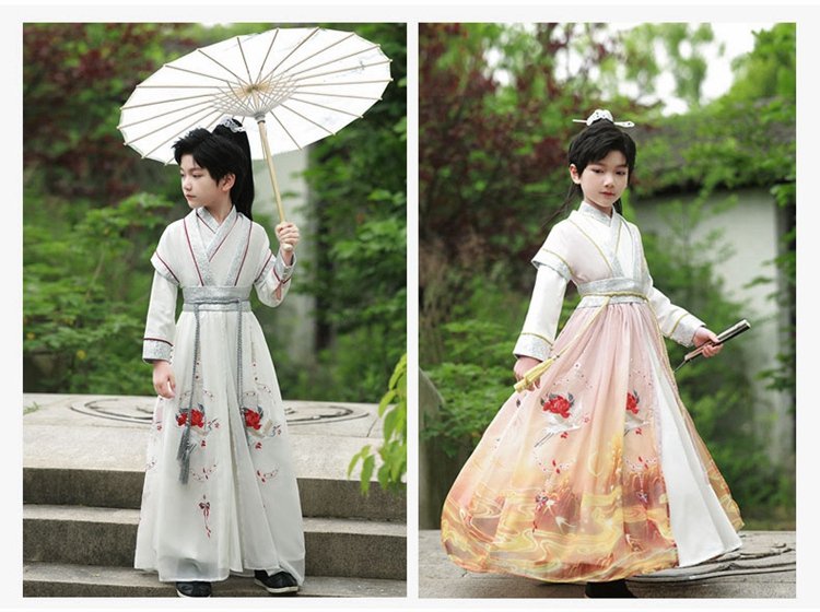 Chinese Ancient Costume Boys Academy Hanfu