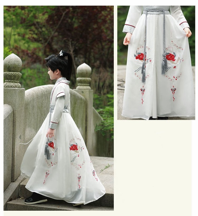 Chinese Ancient Costume Boys Academy Hanfu