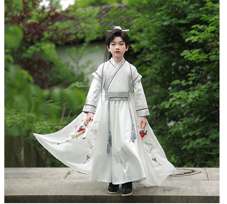 Chinese Ancient Costume Boys Academy Hanfu