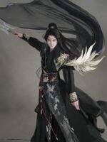Chinese Ancient Embroidery Hanfu Clothing Male - Image 3