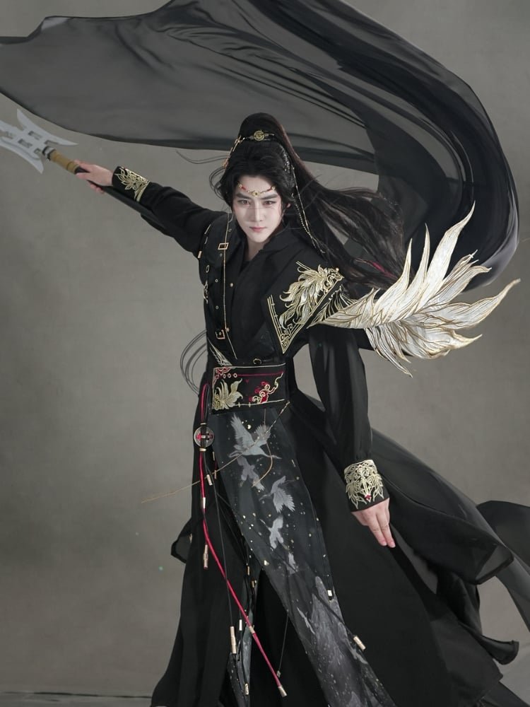Chinese Ancient Embroidery Hanfu Clothing Male