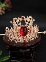 Chinese Antique Jewelry Hanfu Crown Men And Women