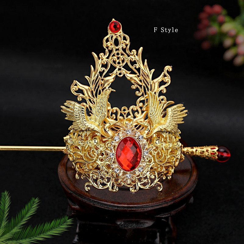 Chinese Antique Jewelry Hanfu Crown Men And Women