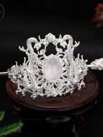 Chinese Antique Jewelry Hanfu Crown Men And Women - Image 2