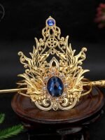 Chinese Antique Jewelry Hanfu Crown Men And Women - Image 3