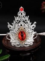 Chinese Antique Jewelry Hanfu Crown Men And Women - Image 4
