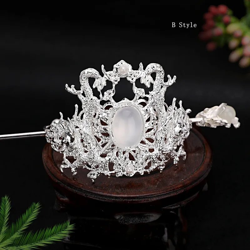 Chinese Antique Jewelry Hanfu Crown Men And Women